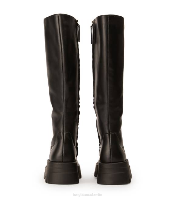 kniehohe Stiefel| de Tony Bianco Frauen Rage-Kalbsstiefel schwarzes Turin 4624424